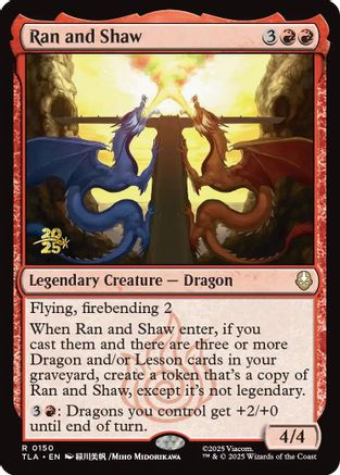 Ran and Shaw (Prerelease) (150) Foil - Avatar: The Last Airbender