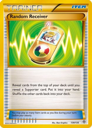 Random Receiver (Gold) (138) Holofoil - Plasma Storm