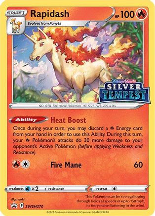 Rapidash (Prerelease) (SWSH270) Holofoil - Black Star Promos
