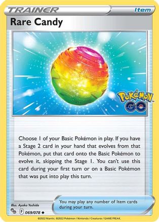 Rare Candy (69) Reverse Holofoil - Pokemon GO