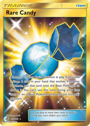 Rare Candy (Gold) (165) Holofoil - Guardians Rising