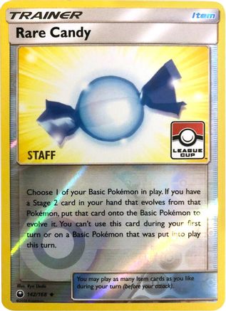 Rare Candy (League Cup) [Staff] (142) Reverse Holofoil - Celestial Storm