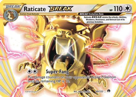 Raticate BREAK (89) Holofoil - BREAKpoint
