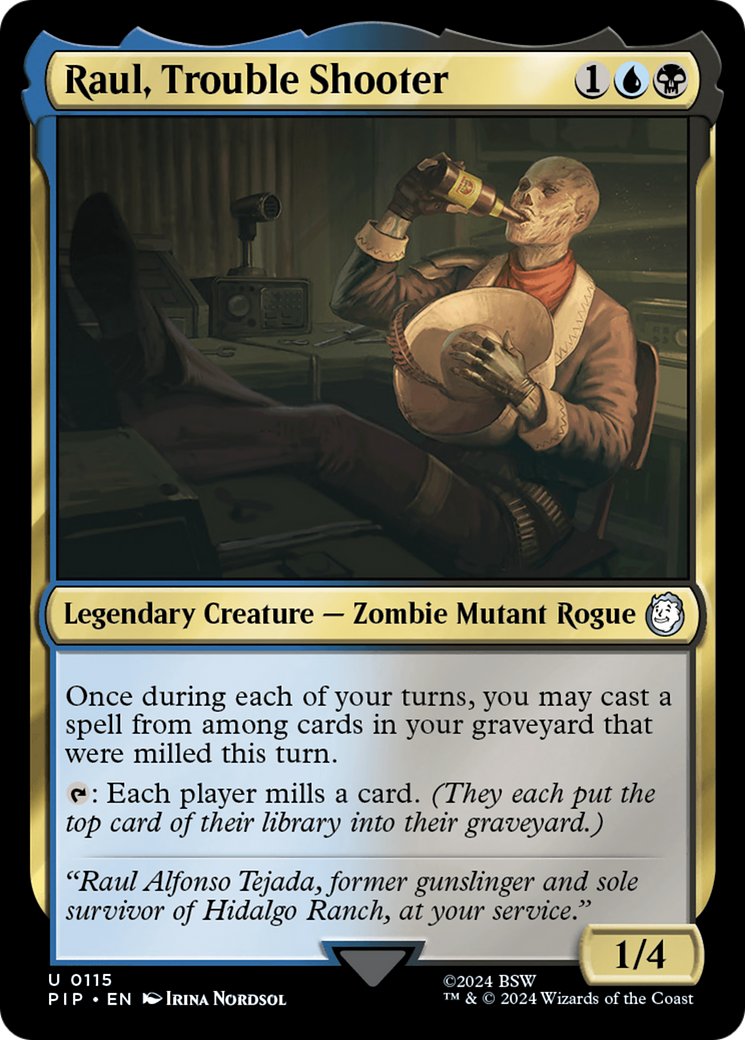 Raul, Trouble Shooter (115) Foil - Fallout
