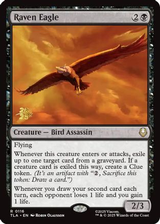 Raven Eagle (Prerelease) (116) Foil - Avatar: The Last Airbender