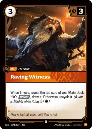 Raving Witness (074) - Radiance