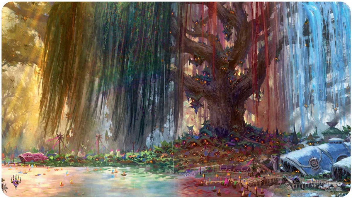 Bloomburrow Playmat Season Lands: Three Tree City | Silver Goblin