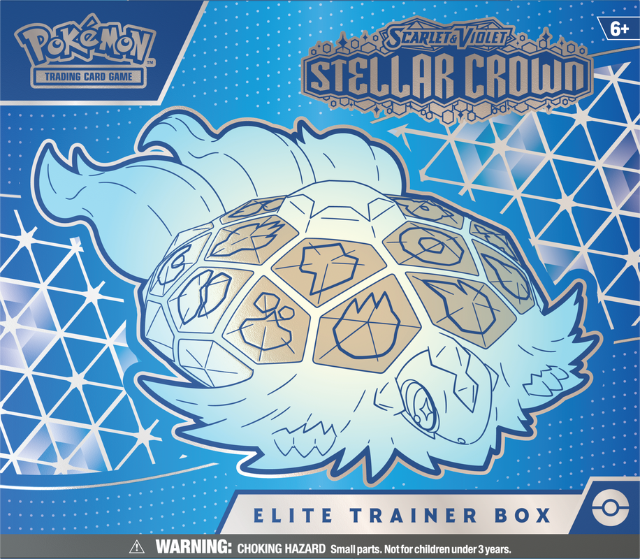 Pokémon TCG: Scarlet & Violet - Stellar Crown Elite Trainer Box | Silver Goblin