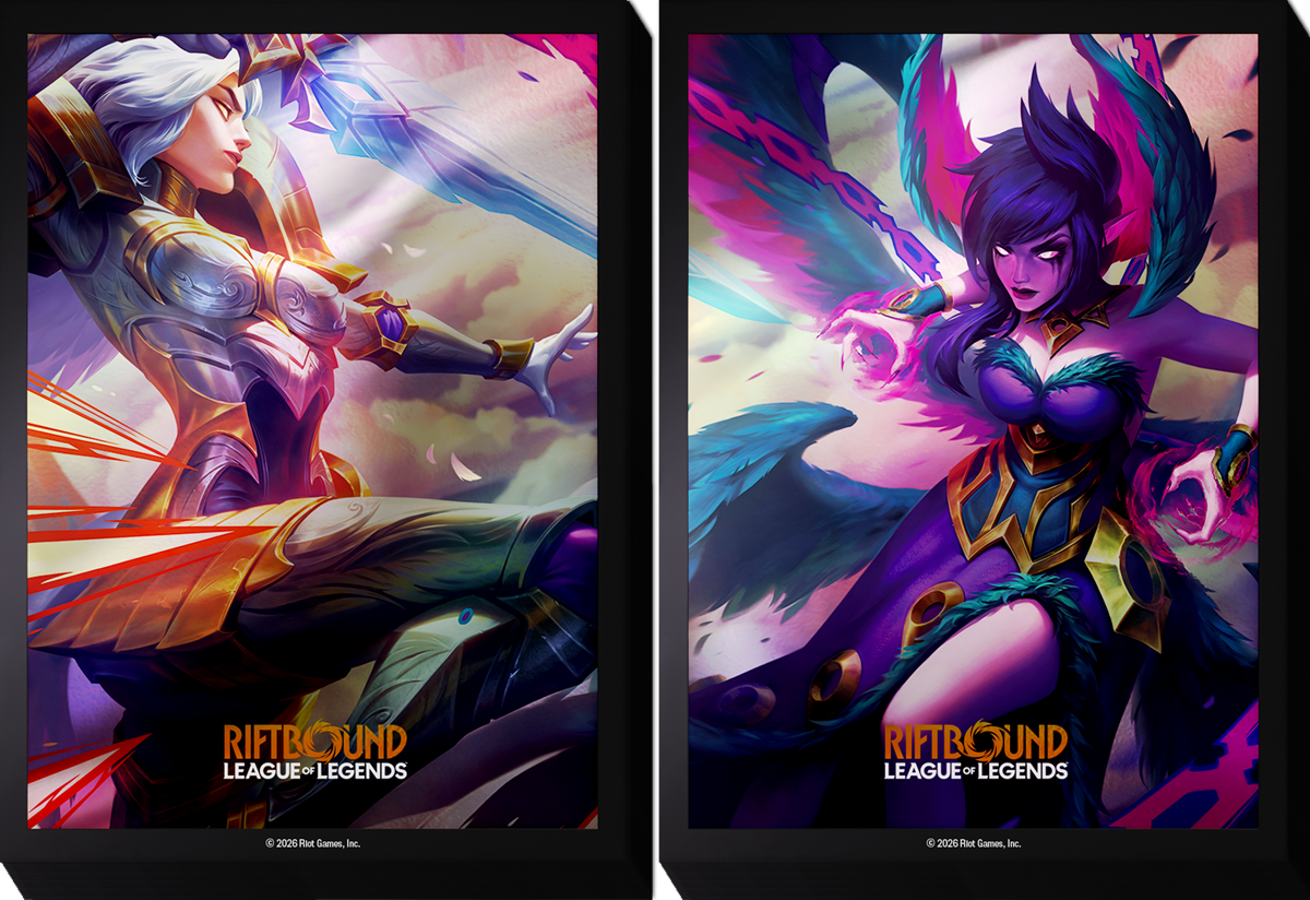 Riftbound: Vendetta Art Sleeves - Kayle vs Morgana [100ct]