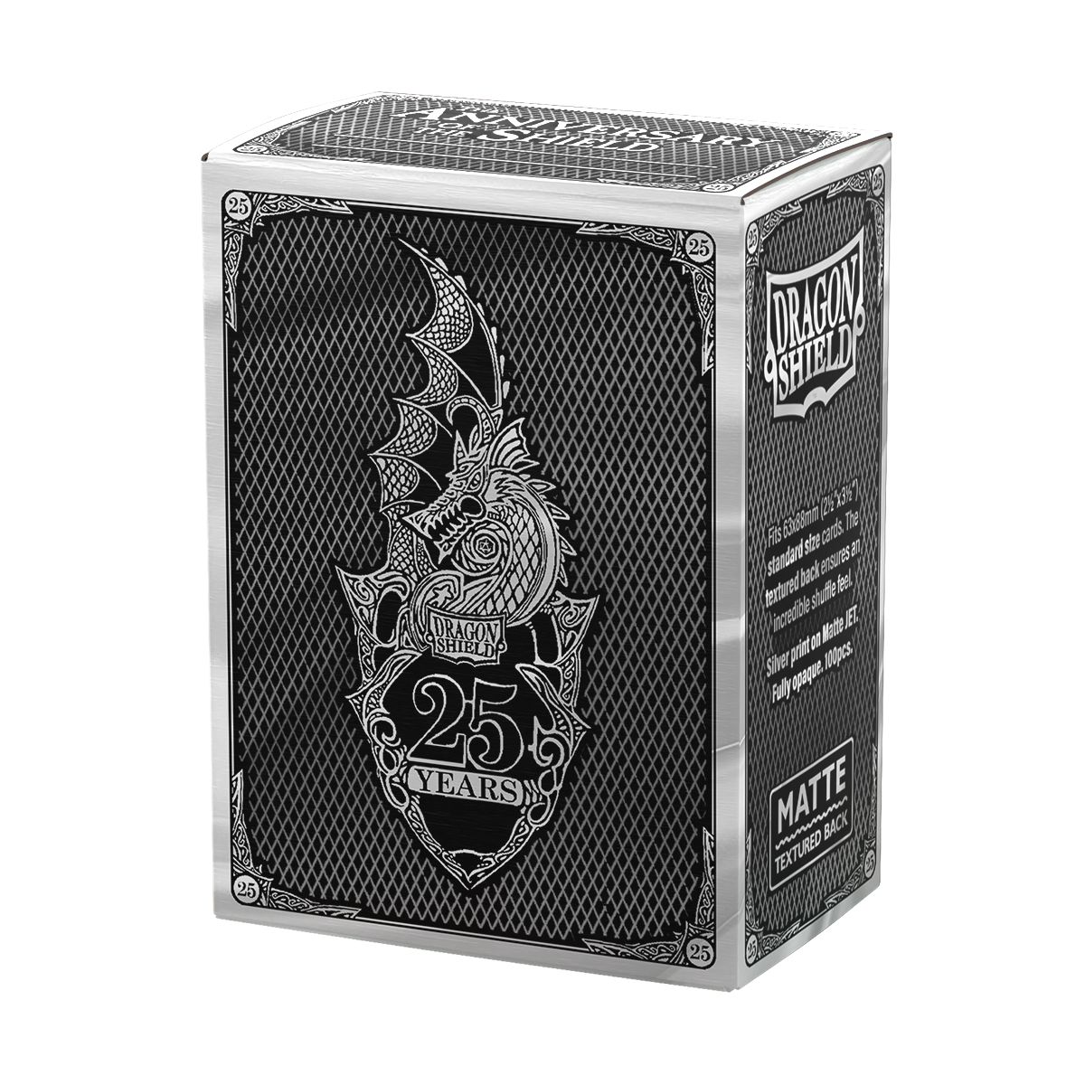 Dragon Shield: Matte Art - 25th Anniversary [100ct] | Silver Goblin