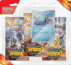 Pokémon TCG: Scarlet & Violet - Surging Sparks 3 Pack Blister | Silver Goblin