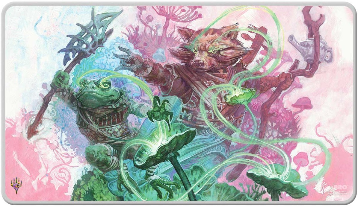 Bloomburrow Playmat Stitched Sylvan Tutor | Silver Goblin