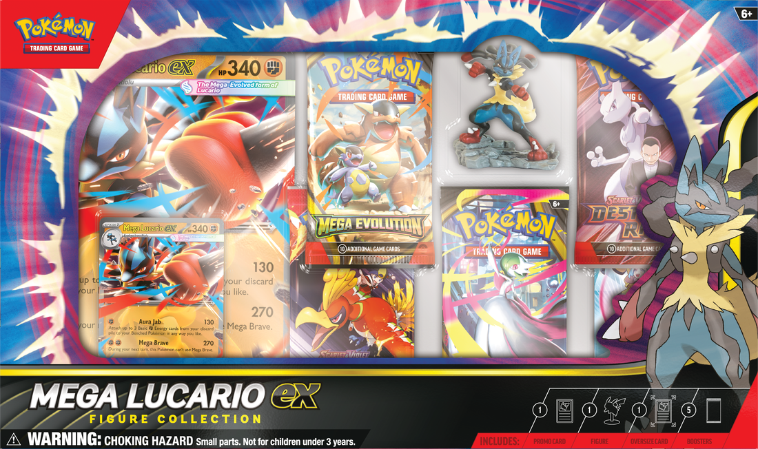 Pokémon TCG: Mega Lucario ex Figure Collection