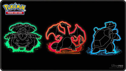 Pokémon Playmat Foil Neon Kanto