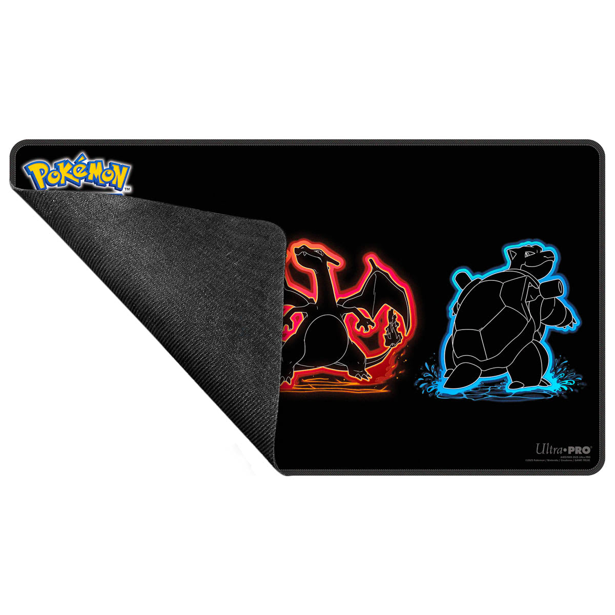 Pokémon Playmat Foil Neon Kanto