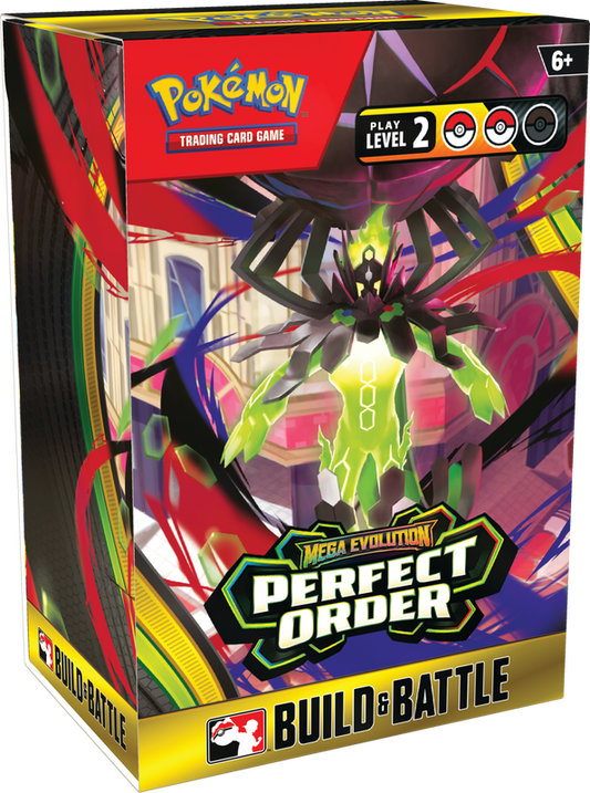 Pokémon TCG: Mega Evolution - Perfect Order Build & Battle Box