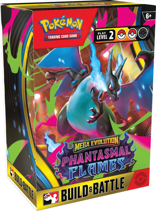 Pokémon TCG: Mega Evolution - Phantasmal Flames Build & Battle Box