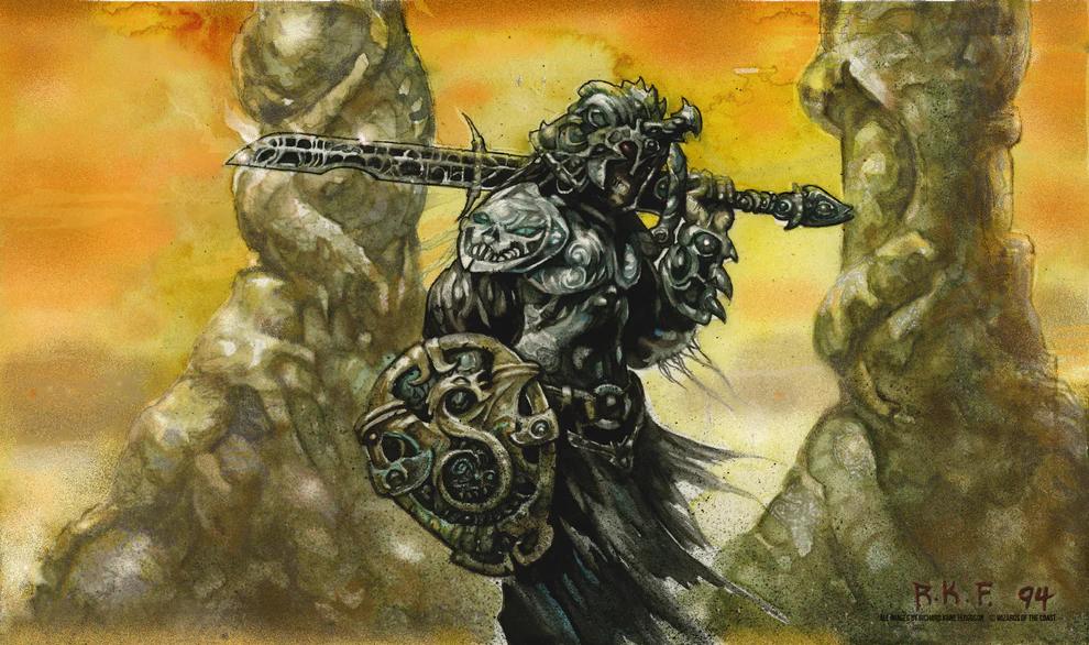 Richard Kane Ferguson Playmat Dakkon Blackblade | Silver Goblin