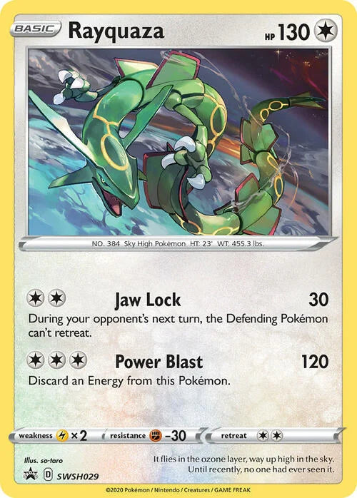 Rayquaza (Cosmos Holo) (SWSH029) Holofoil - Miscellaneous Cards & Products
