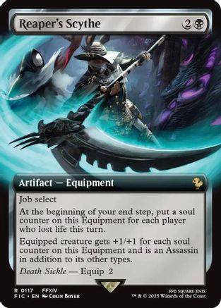 Reaper's Scythe (Extended Art) (117) - Commander: FINAL FANTASY