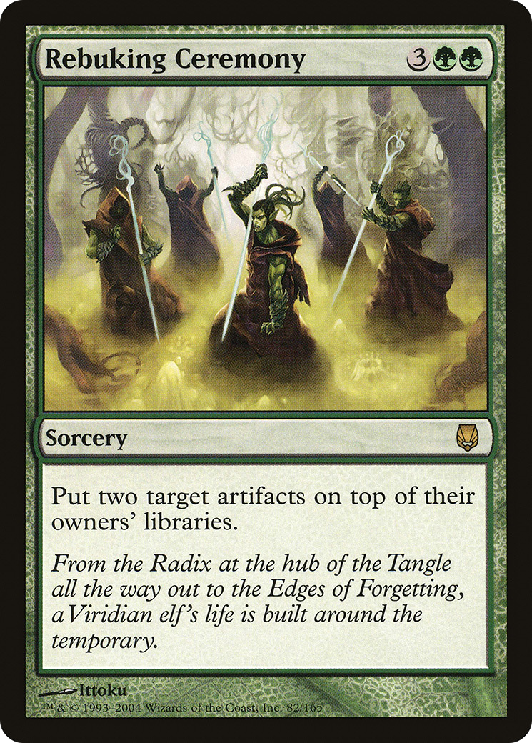 Rebuking Ceremony (082) Foil - Darksteel