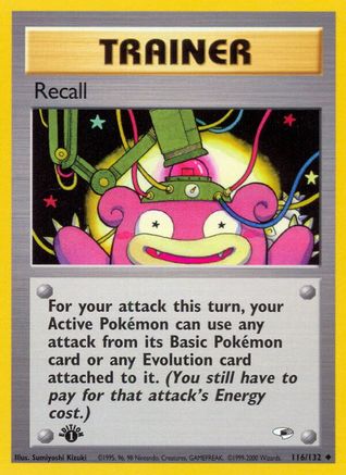 Recall (116) (1st Edition) - Gym Heroes