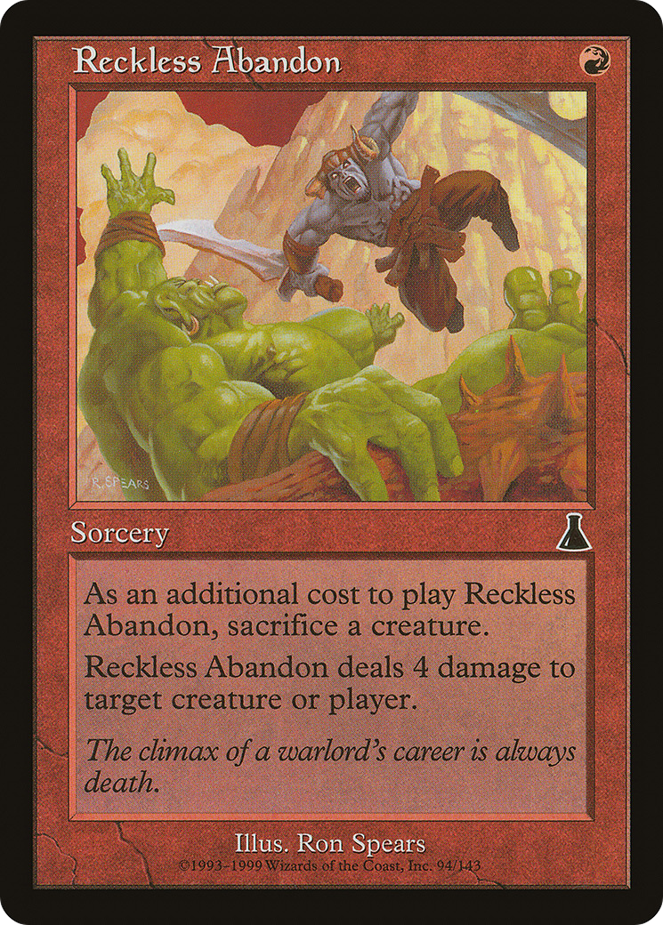 Reckless Abandon (094) - Urza's Destiny