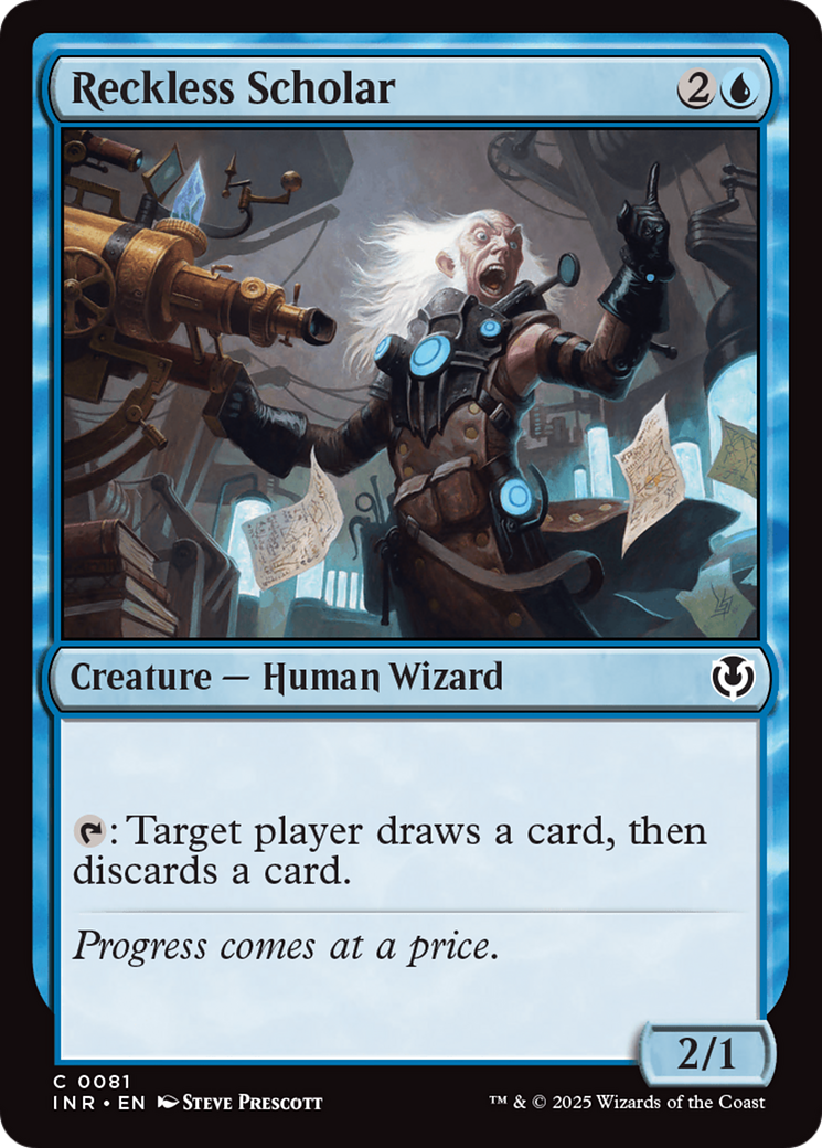 Reckless Scholar (081) Foil - Innistrad Remastered