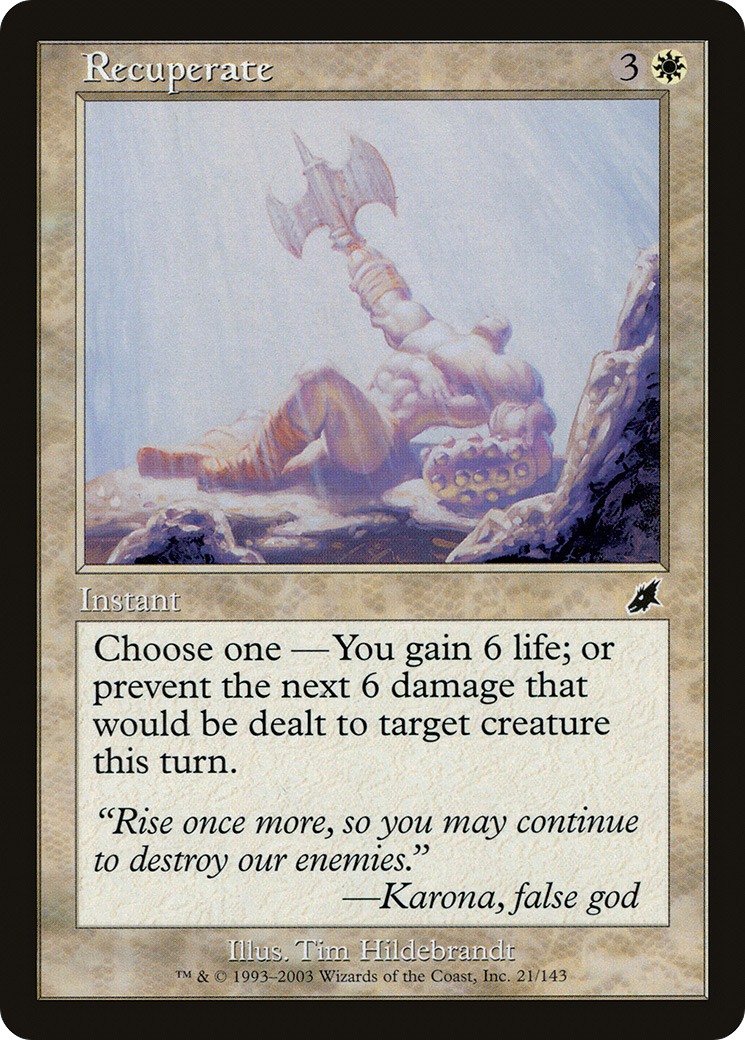 Recuperate (021) - Scourge