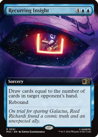 Recurring Insight (Extended Art) (341) - Commander: Marvel Super Heroes