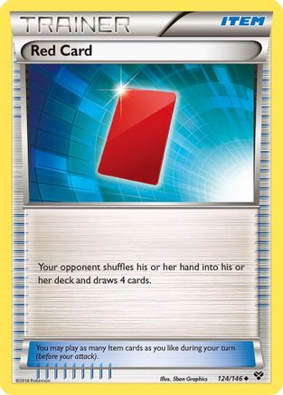Red Card (124) - XY Base Set