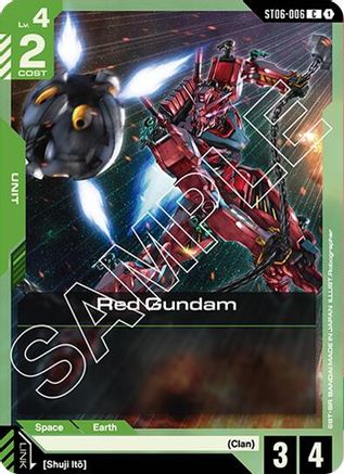 Red Gundam (C) (ST06-006) - Starter Deck 06: Clan Unity
