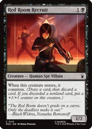 Red Room Recruit (110) Foil - Marvel Super Heroes