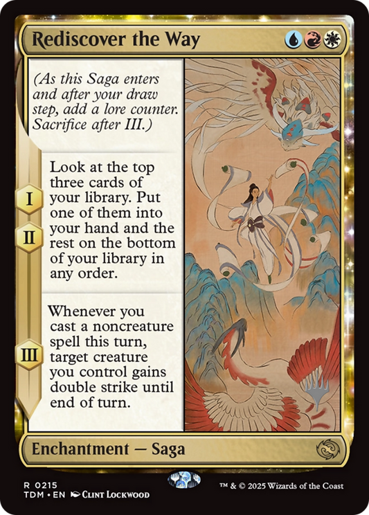 Rediscover the Way (Promo Pack) (215) Foil - Tarkir: Dragonstorm