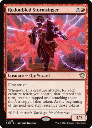 Redoubled Stormsinger (251) - Commander: Secrets of Strixhaven