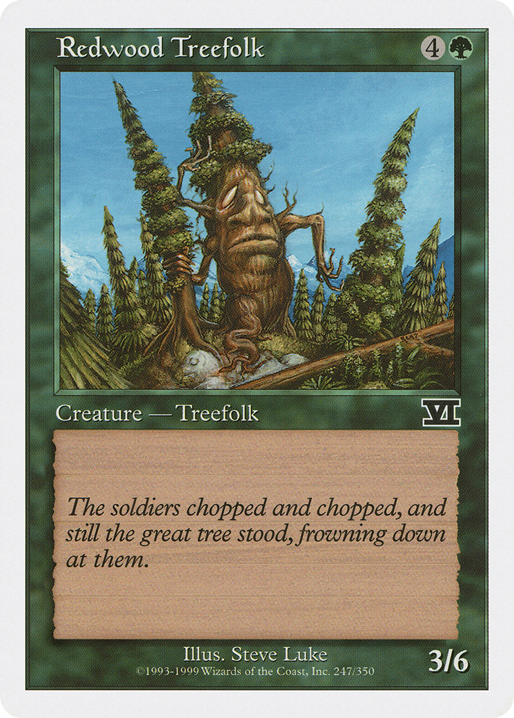 Redwood Treefolk (247) - Classic Sixth Edition