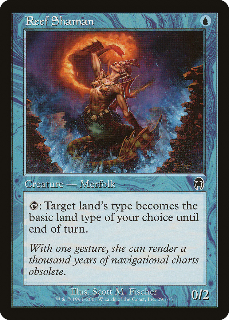 Reef Shaman (029) Foil - Apocalypse
