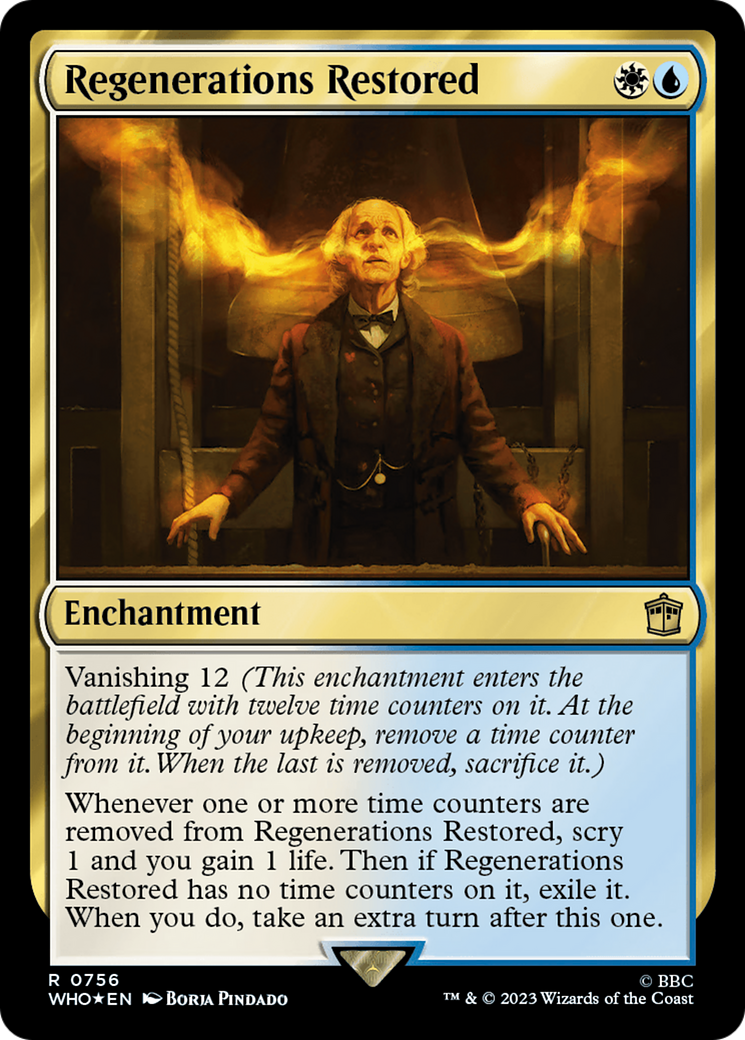 Regenerations Restored (756) Surge Foil - Doctor Who