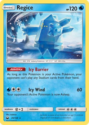 Regice (45) - Celestial Storm