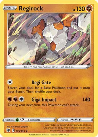 Regirock (75) - Astral Radiance