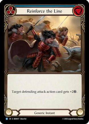 Reinforce the Line (Blue) (BDD017) - Bravo Demo Deck