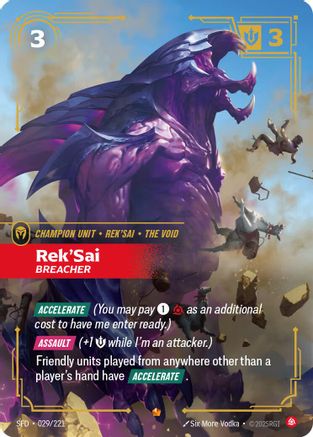 Rek'Sai – Breacher (029) - Spiritforged
