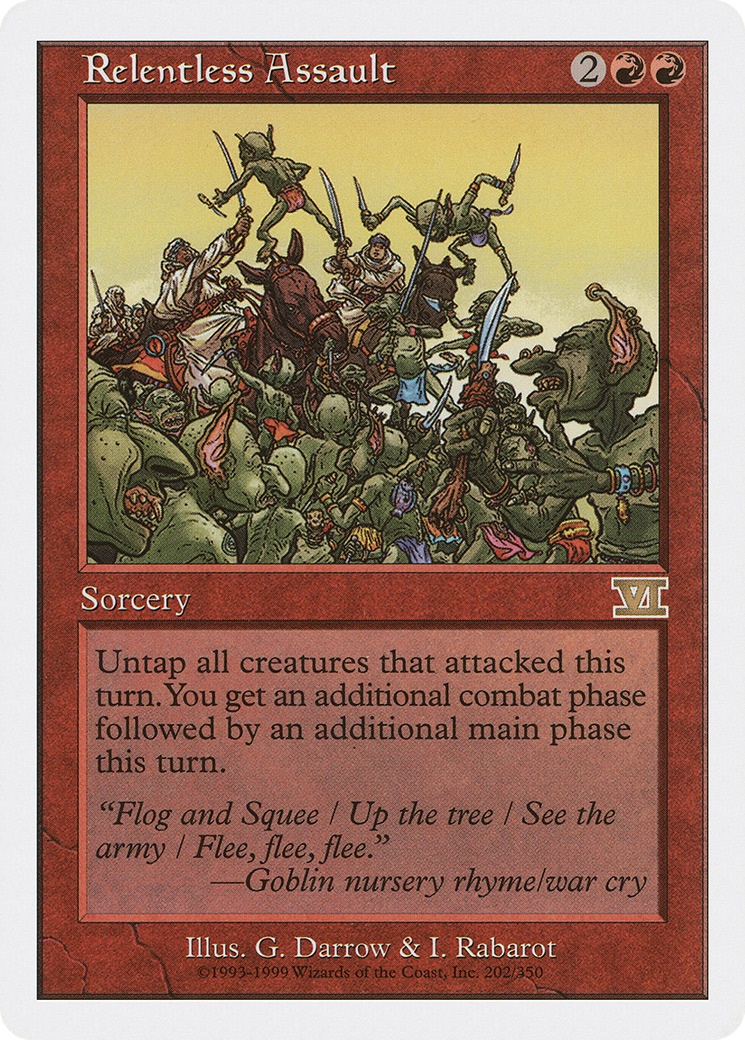 Relentless Assault (202) - Classic Sixth Edition