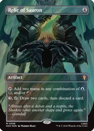 Relic of Sauron (Borderless) (086) Surge Foil - The Hobbit: Eternal-Legal
