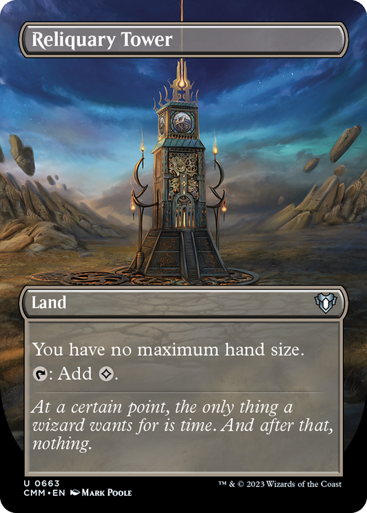 Reliquary Tower (Borderless) (663) - Commander Masters