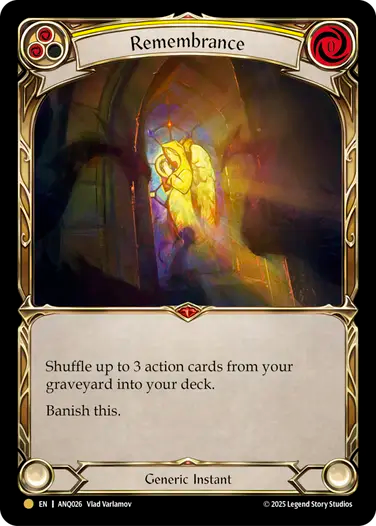 Remembrance (ANQ026) - Compendium of Rathe: Antiquity Pack