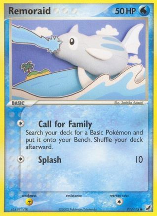 Remoraid (71) Reverse Holofoil - Unseen Forces