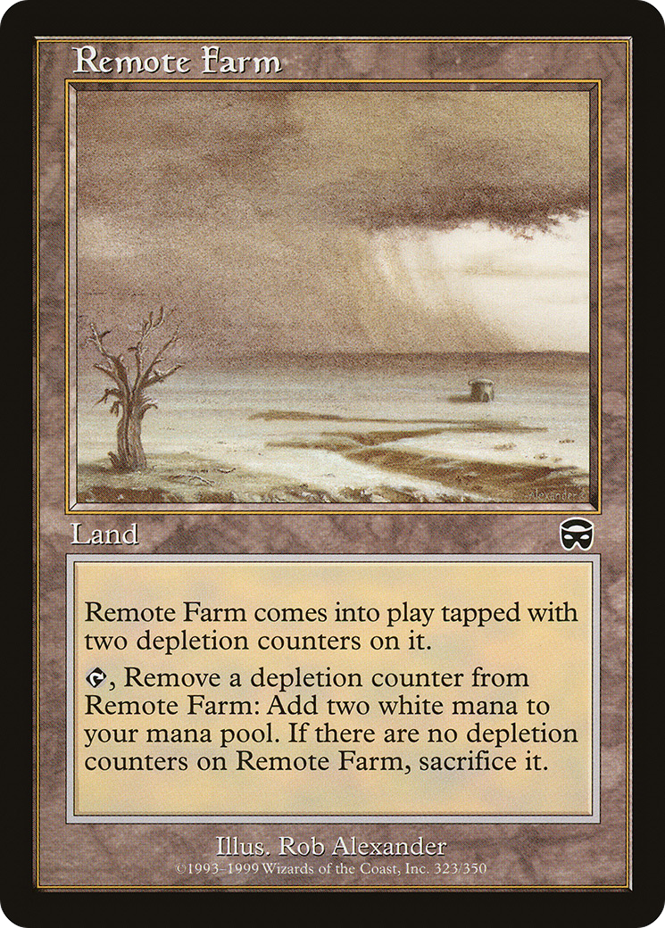 Remote Farm (323) Foil - Mercadian Masques