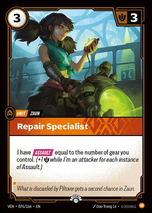 Repair Specialist (076) Foil - Riftbound Promotional Cards