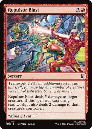 Repulsor Blast (150) Foil - Marvel Super Heroes